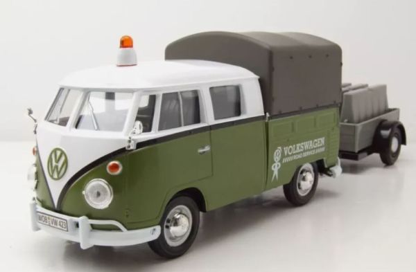 MMX79676 - VOLKSWAGEN Type2 pick-up met zeildoek en aanhanger - Road Service VW - 1