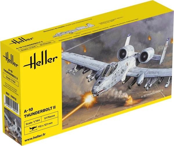 HEL79912 - FAIRCHILD A-10 Thunderbolt II militair vliegtuig bouwpakket om te monteren en te schilderen - 1