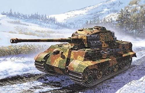 ITA7004 - King Tiger tank om in elkaar te zetten en te schilderen - 1