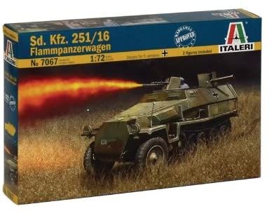 ITA7067 - Voertuig Sd.Kfz. 251/16 Flammpanzerwagen om in elkaar te zetten en te schilderen - 1