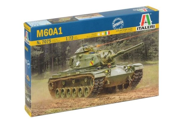 ITA7075 - M60A1 tank om te monteren en te schilderen - 1