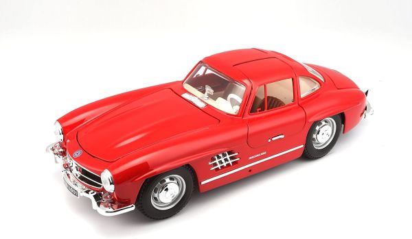 BUR12047RO - MERCEDES 300 SL Coupé 1954 Rood - 1