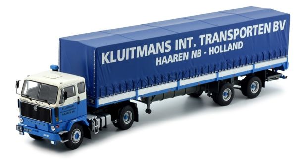 TEK76313 - VOLVO F89 4x2 met dekzeiloplegger 2 Assen KLUUITMANS - 1