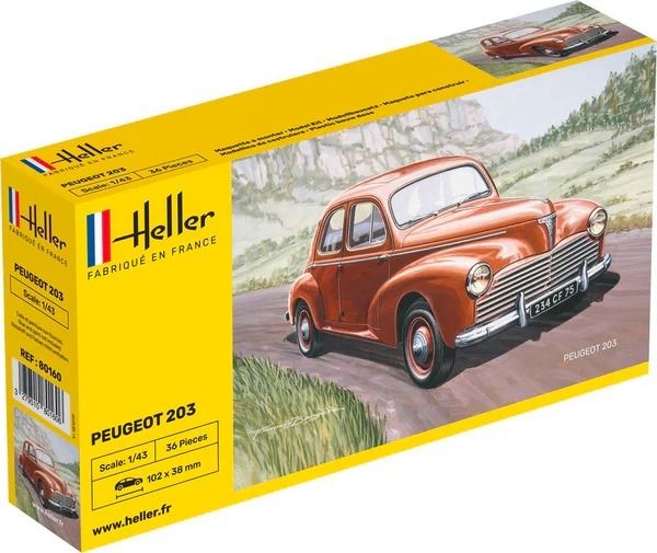 HEL80160 - PEUGEOT 203 om te monteren en te schilderen - 1