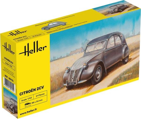 HEL80175 - CITROEN 2 CV om te monteren en te spuiten - 1