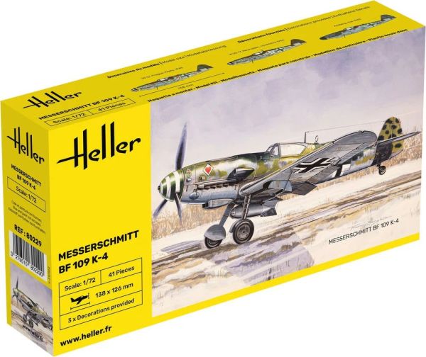 HEL80229 - Messerschmitt Bf 109 K-4 – montage en beschildering vereist - 1