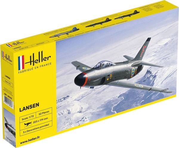 HEL80343 - SAAB Lansen militair vliegtuig wordt geassembleerd en geverfd. - 1