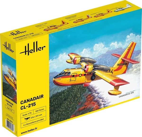 HEL80373 - Canadair CL-215 bommenwerpervliegtuig om te assembleren en te schilderen - 1