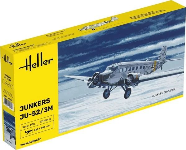 HEL80380 - JUNKERS JU-52/3M militaire vliegtuigen assembleren en schilderen - 1