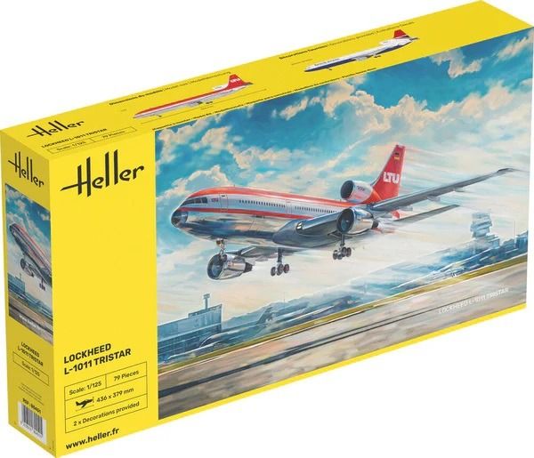 HEL80451 - Lockheed L-1011 Tristar passagiersvliegtuig assembleren en schilderen - 1