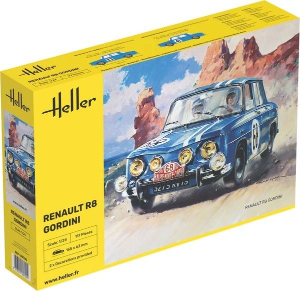 HEL80700 - RENAULT R8 Gordini om te monteren en te spuiten - 1