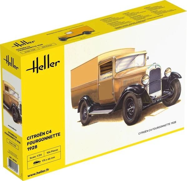 HEL80703 - CITROEN C4 bestelwagen uit 1928 om te monteren en te schilderen - 1