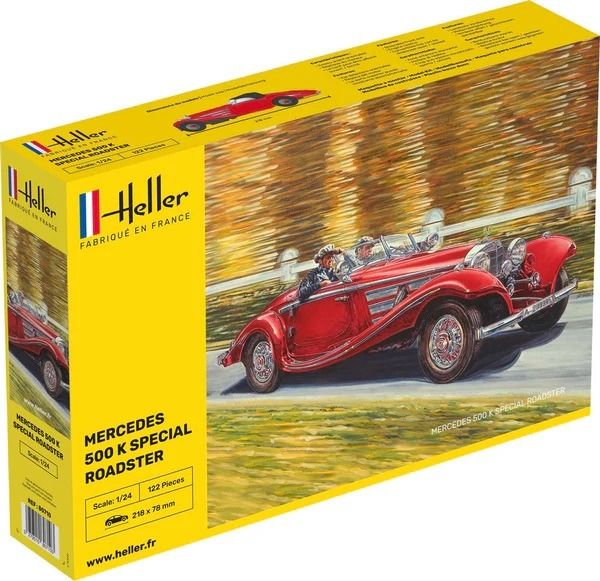 HEL80710 - MERCEDES-BENZ 500K Speciale cabriolet voor montage en spuiten - 1