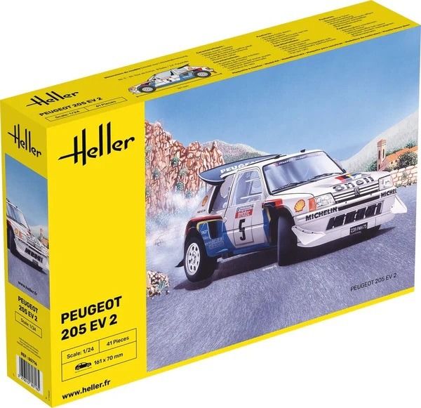 HEL80716 - PEUGEOT 205 EV 2 #5 om te monteren en te schilderen - 1