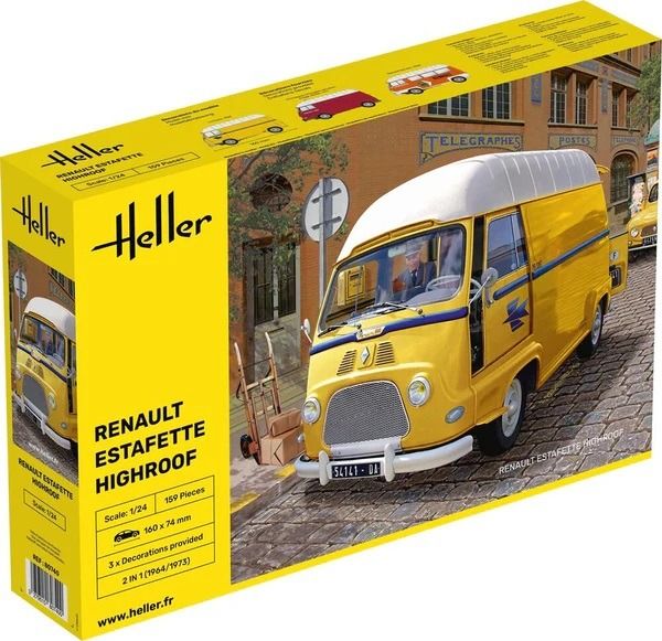 HEL80740 - RENAULT Estafette Highroof om te monteren en te spuiten - 1