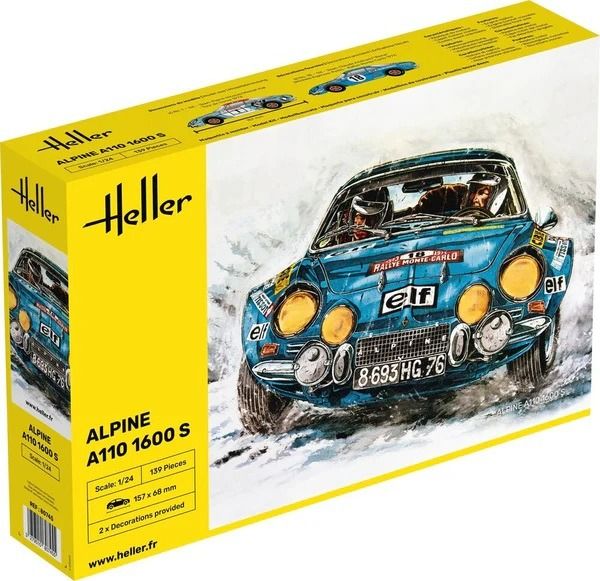 HEL80745 - Alpine A110-1600S – bouw- en schilderset - 1