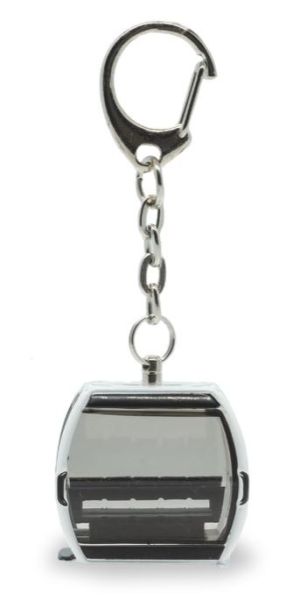 JC80754 - OMEGA V-gondelsleutelhangers, wit - 1