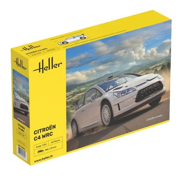 HEL80756 - CITROEN C4 WRC om te assembleren en te spuiten - 1