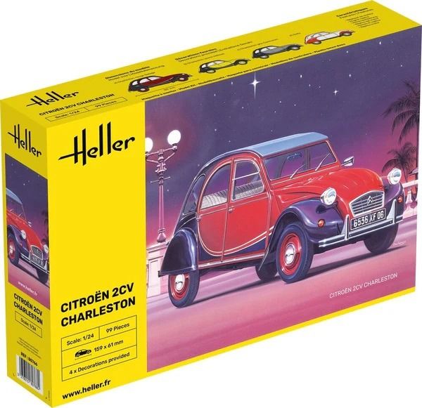 HEL80766 - CITROEN 2CV Charleston voor montage en spuiten - 1