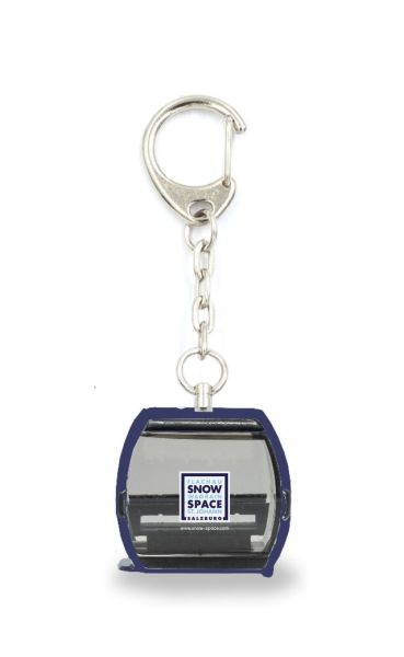JC80812 - Blauwe OMEGA V gondelsleutelhanger - SnowSpaceSalzburg - 1