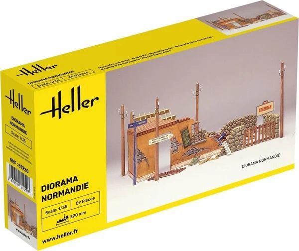 HEL81250 - Diorama van Normandië om in elkaar te zetten en te schilderen - 1