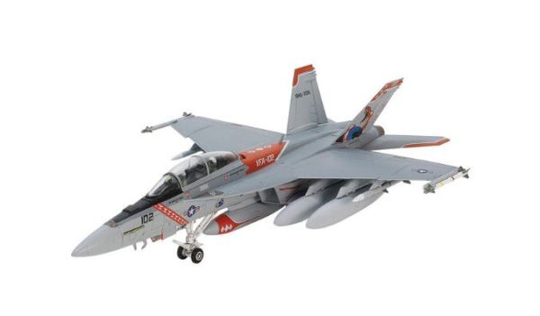 FOV814034B - Amerikaanse Boeing F/A-18F Super Hornet straaljager - Amerikaanse marine - VFA-102 Squadron - Diamond Blacks - 60-jarig jubileum - 1