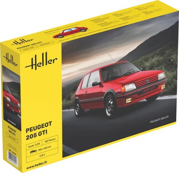 HEL82705 - PEUGEOT 205 GTI om te monteren en te spuiten - 1
