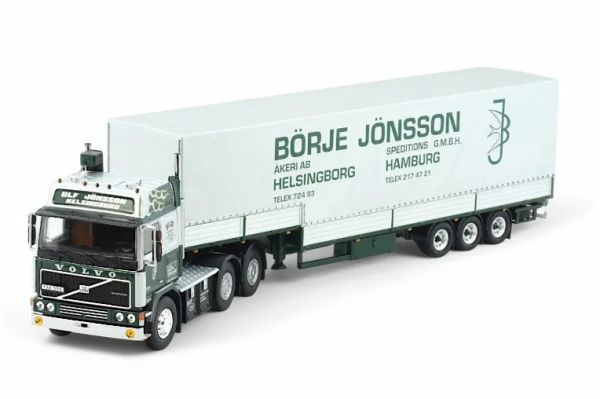 TEK83200 - VOLVO F12 Globetrotter 6x4 met 3-assige trailer – BORJE JONSSON - 1