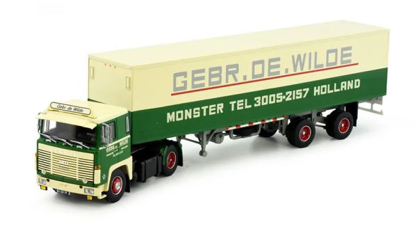 TEK84494 - SCANIA 140 4x2 met 2-assige koeltrailer DE WILDE - 1