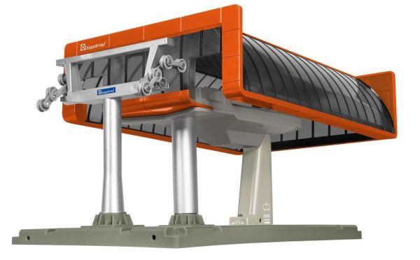 JC84680 - D-Line-station, oranje en grijs - zonder motor - 1