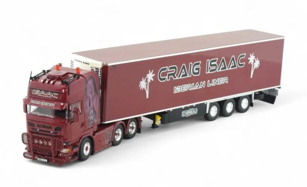 TEK85254 - SCANIA R Topline 6x4 met 3-assige aanhanger CRAIG ISAAC - 1