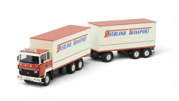 TEK85493 - FORD Transcontinental 6x4 bakwagen met 1+2-assige aanhanger (OVERLAND Transport) - 1