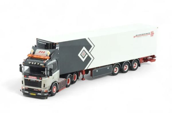 TEK86348 - SCANIA Serie 4 6x2 met 3-assige koeltrailer JQ VAN DER MEER - 1