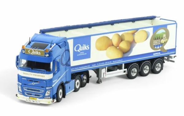 TEK87060 - VOLVO FH04 6x2 met 3-assige aardappeloplegger VAN DER PEET - 1
