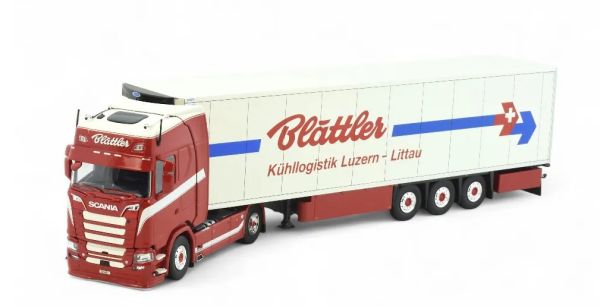 TEK88420 - SCANIA Next Gen. S-serie Highline 4x2 met 3-assige koeltrailer (BLATTLER) - 1