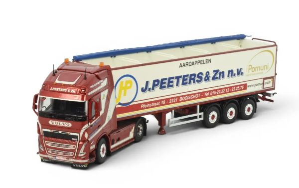 TEK88714 - VOLVO FH05 Globetrotter XL 4x2 met 3-assige trailer (J. PEETERS) - 1