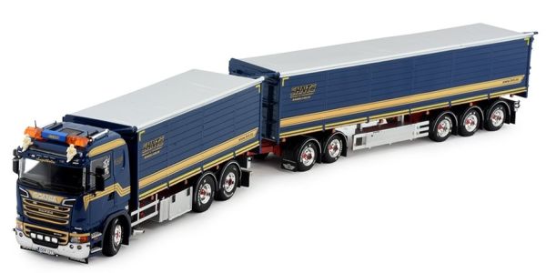 TEK81155 - SCANIA R 6x4 drager met aanhanger 2+3 Assen HNT - 1