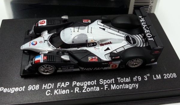 SPA87S087 - PEUGEOT 908 HDI FAP #9 – 3e op Le Mans 2008 C.KLIEN. R.ZONTA. F. MONTAGNY - 1