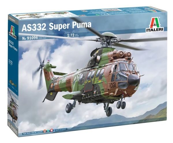 ITA91096 - AS332 Super Puma Helikopter (montage en schilderen vereist) - 1