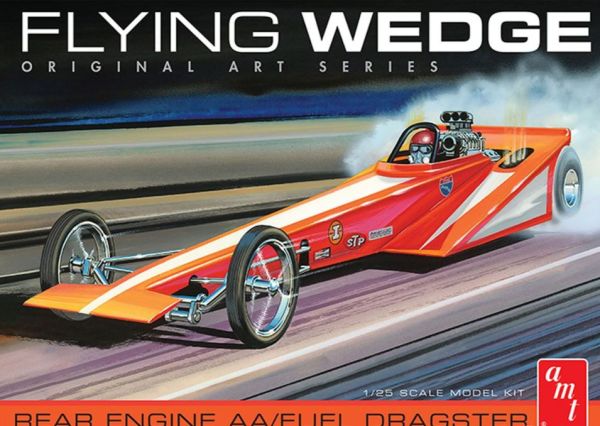 AMT927/12 - Flying Wedge Dragster om te assembleren en te schilderen - 1