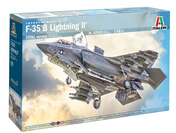ITA92810 - F-35B Lightning II straaljager om te monteren en te schilderen - 1