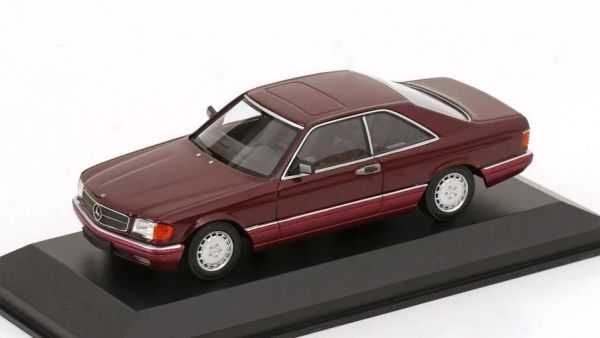 MXC940035124 - 1980 MERCEDES-BENZ 560 SEC Donkerrood - 1