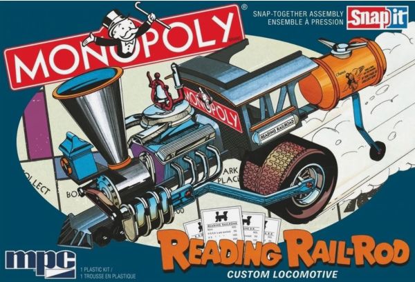 MPC945M/12 - Reading Rail Rod Custom Locomotive - MONOPOLY om te monteren - 1