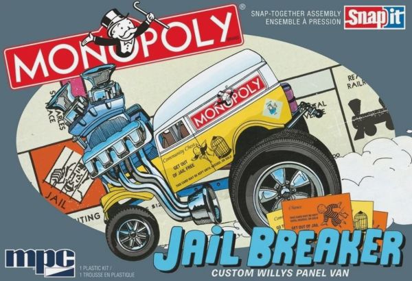MPC946M/12 - Jail Breaker Custom Willys - MONOPOLY om te monteren - 1