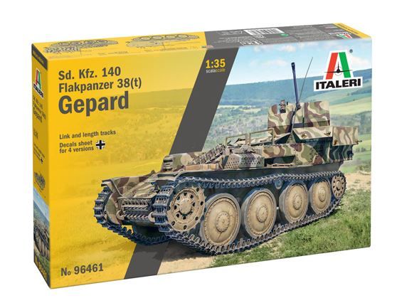 ITA96461 - Sd. Kfz. 140 FLAKPANZER 38(t) Gepard tank om te assembleren en te schilderen - 1