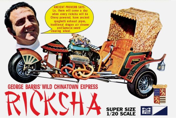 MPC965/12 - Ricksha - George Barris om te assembleren en te schilderen - 1