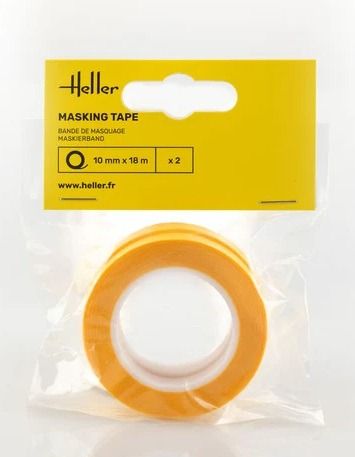 HEL99013 - 2 rollen afplaktape 10 mm x 18 m - 1