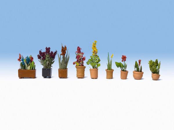 NOC14012 - Set bloemen in potten - 1