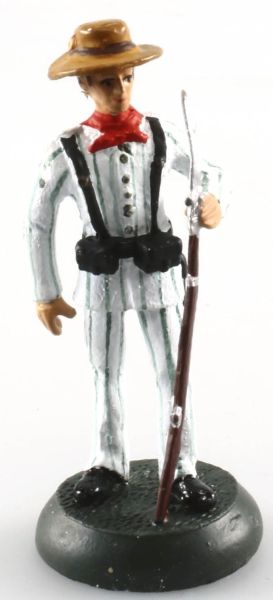 AKI0250 - Spaans soldatenbeeldje uit Cuba hoogte 6.5cm - 1