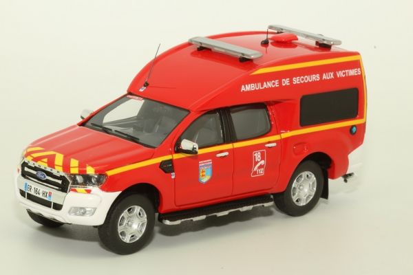 ALARME0050 - FORD Ranger BSE Hautes-Pyrénées brandweerlieden - 325 exemplaren - 1
